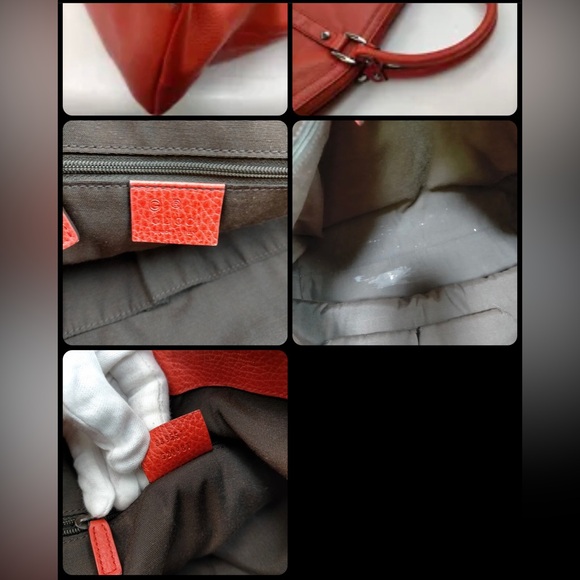 AUTHENTIC ❤️Gucci Red Leather❤️ - Picture 2 of 5